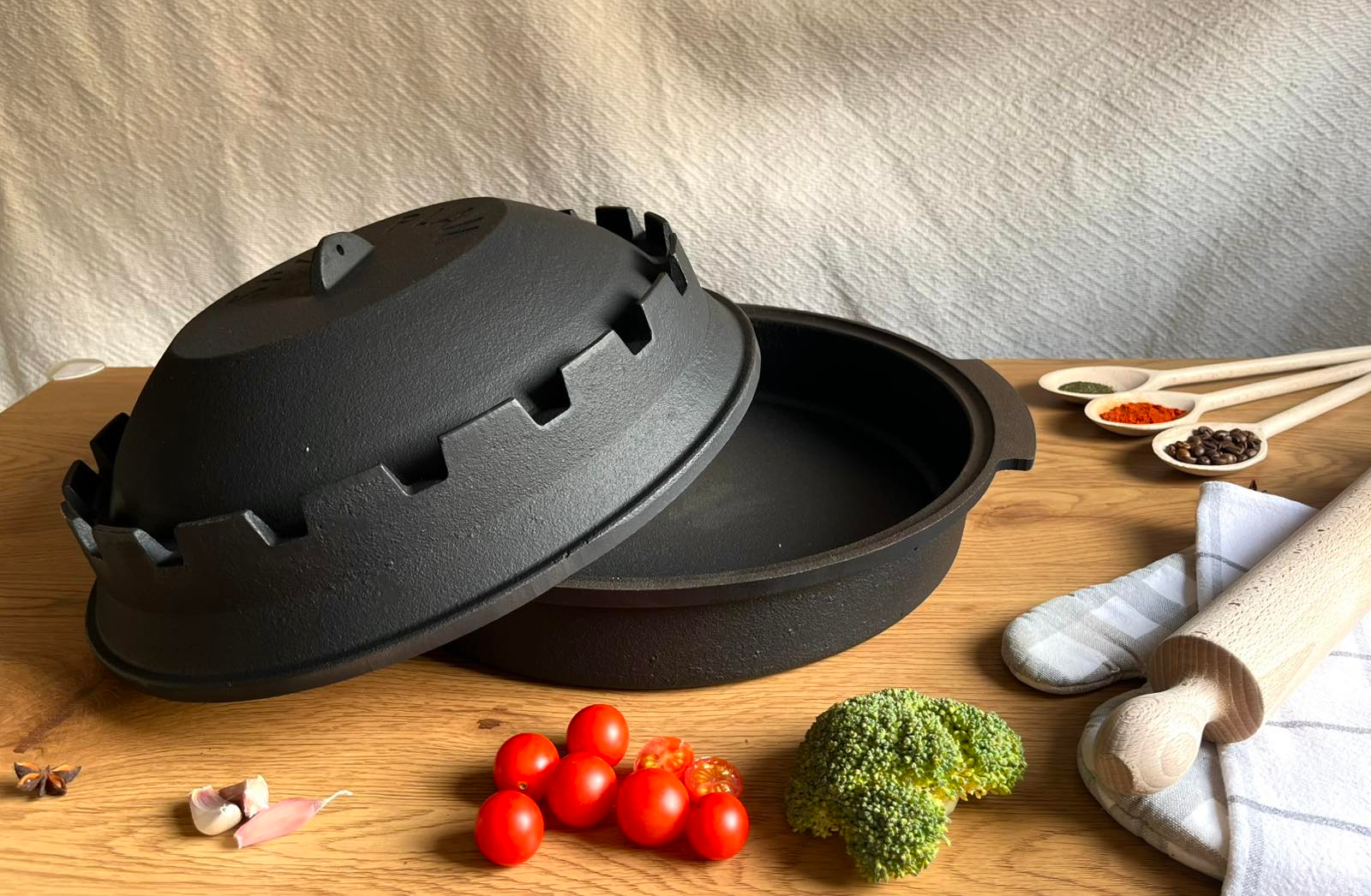 Livena šerpa sa poklopcem